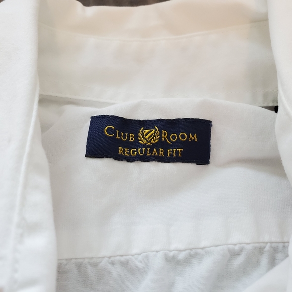 Club Room Regular Fit Short Shirt Size Large - Picture 4 of 7